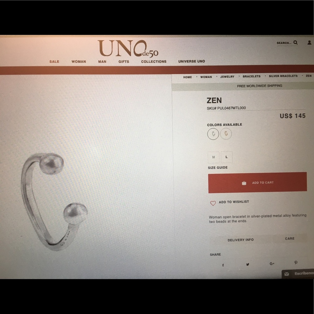 UNO de 50 bracelet